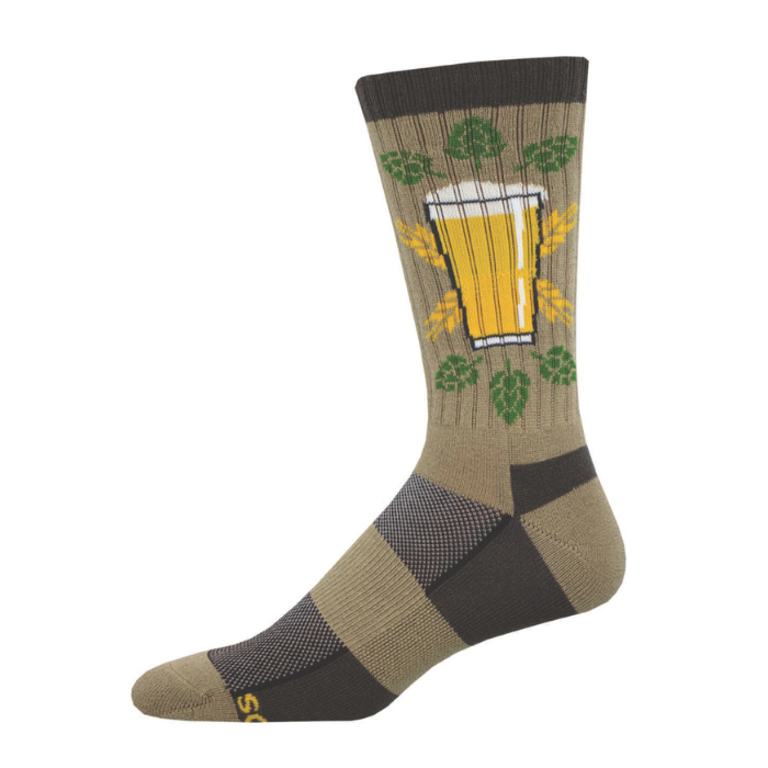 Compass Merino Socks, Home Brew, Unisex Size 10-13