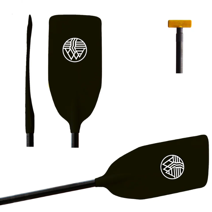 H2O C1 1-PC Carbon Whitewater Canoe Paddle