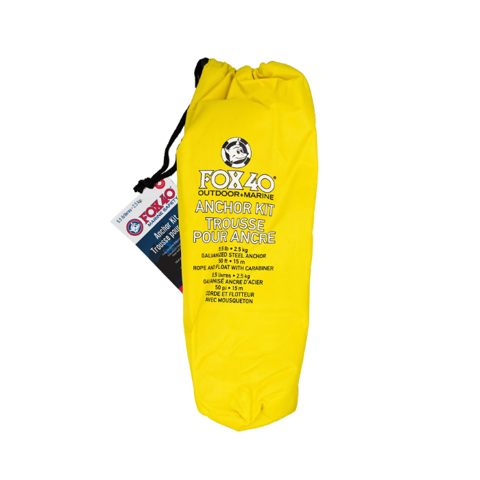 Fox 40 Folding Boating Anchor Kit, 3-pc 5.5-lb