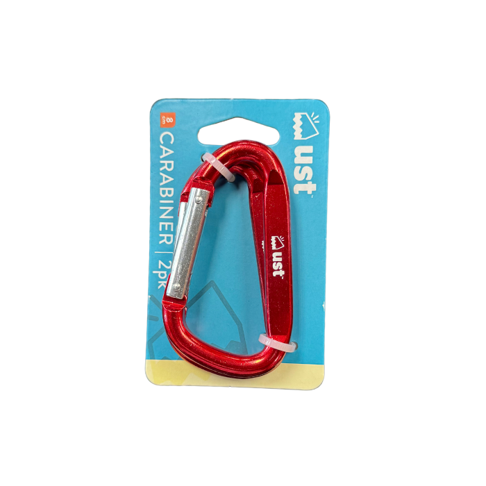UST Carabiner, 8cm – 2 Pack
