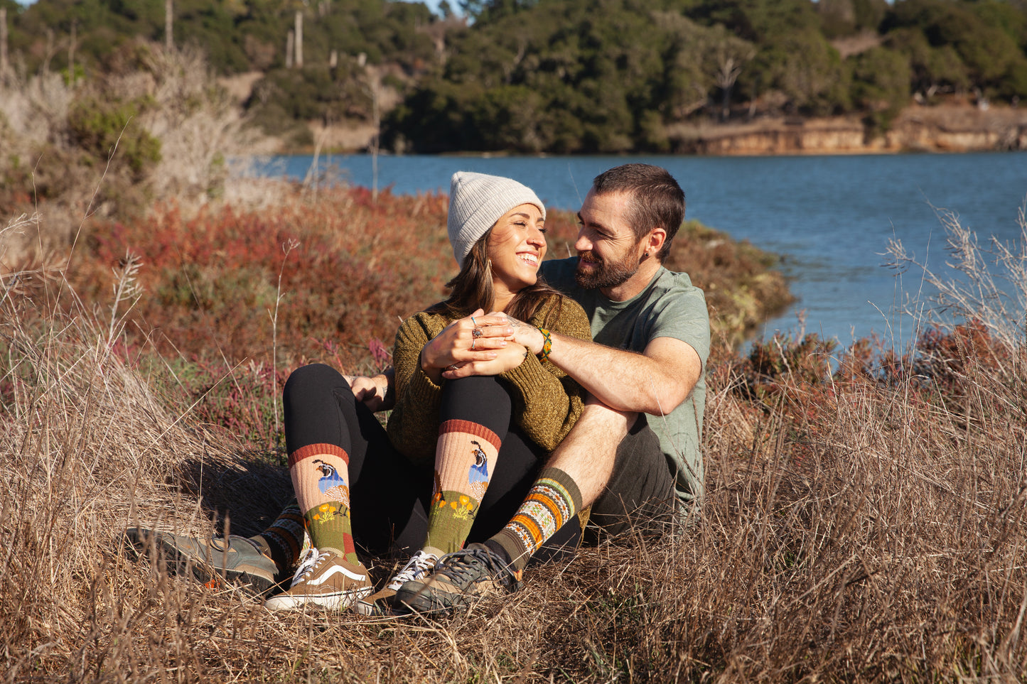 Compass Merino Socks, Home Brew, Mens Size 10-13
