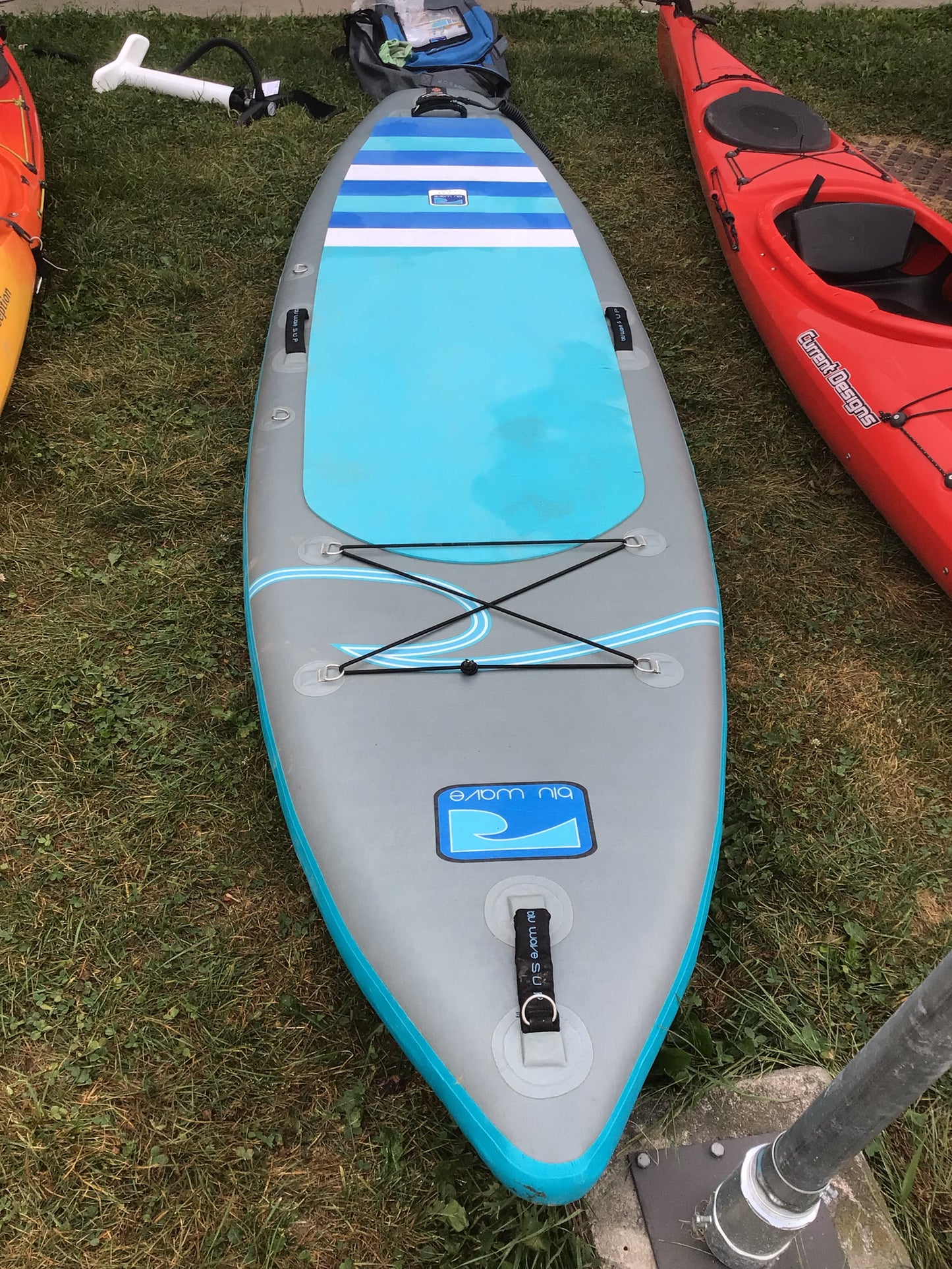 USED Blu Wave Allsport 10.10 EV iSUP, Grey & Blue