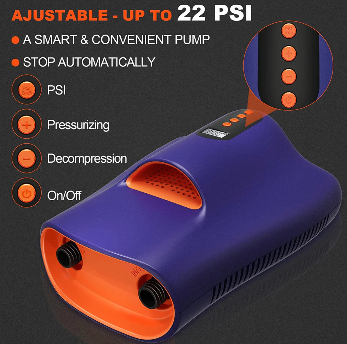 Blu Wave Electric SUP Pump