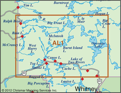 Chrismar Maps: Algonquin 1 - Corridor North