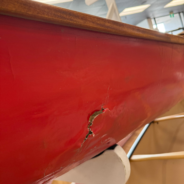 USED: Prospector 16 Cedar Canvas Canoe