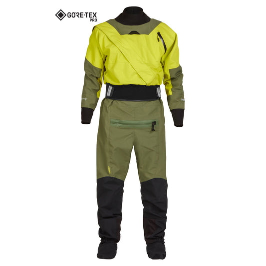 NRS Axiom Dry Suit Mens Chartreuse