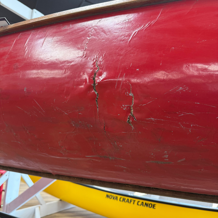 USED: Prospector 16 Cedar Canvas Canoe