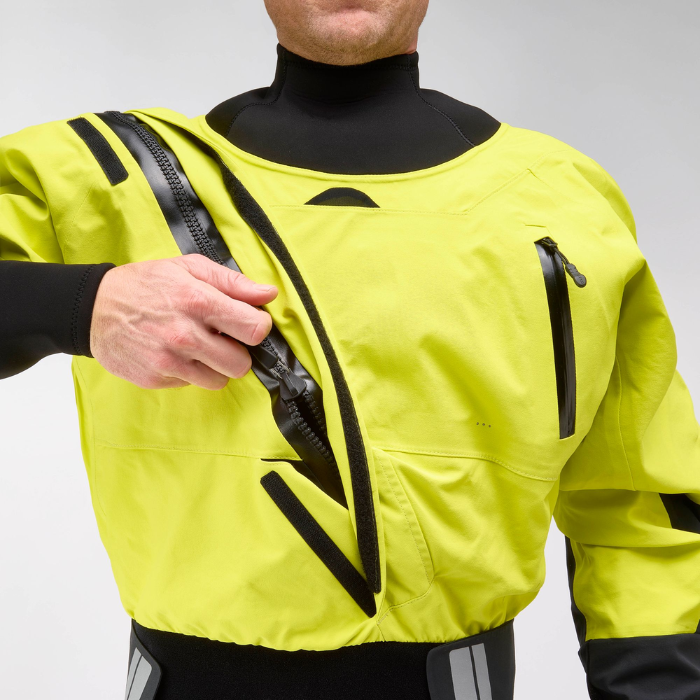 NRS Axiom Dry Suit Mens Chartreuse