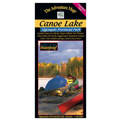 Chrismar Maps: Algonquin - Canoe Lake/Tom Thomson Close-up