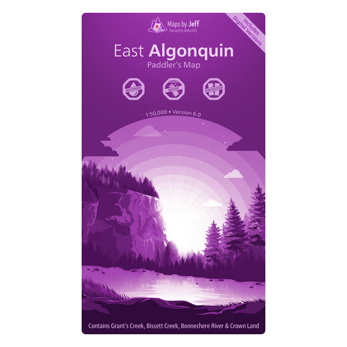 Maps By Jeff East Algonquin Paddlers Map – The Complete Paddler