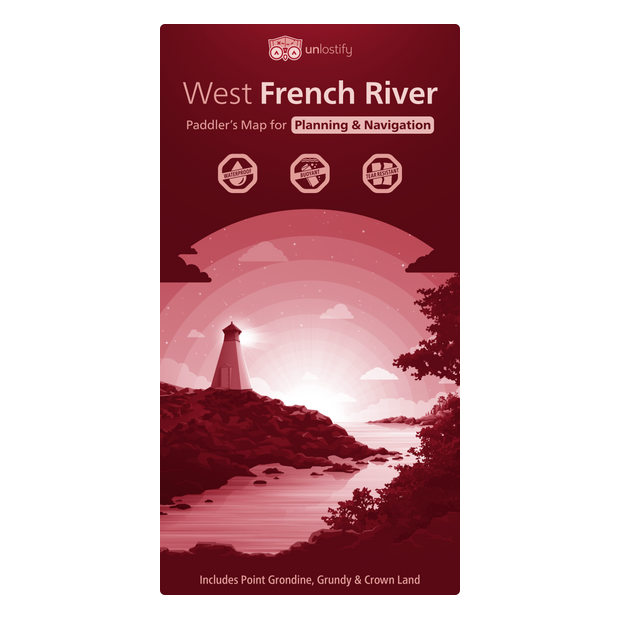 Maps By Jeff West French River Paddlers Map – The Complete Paddler