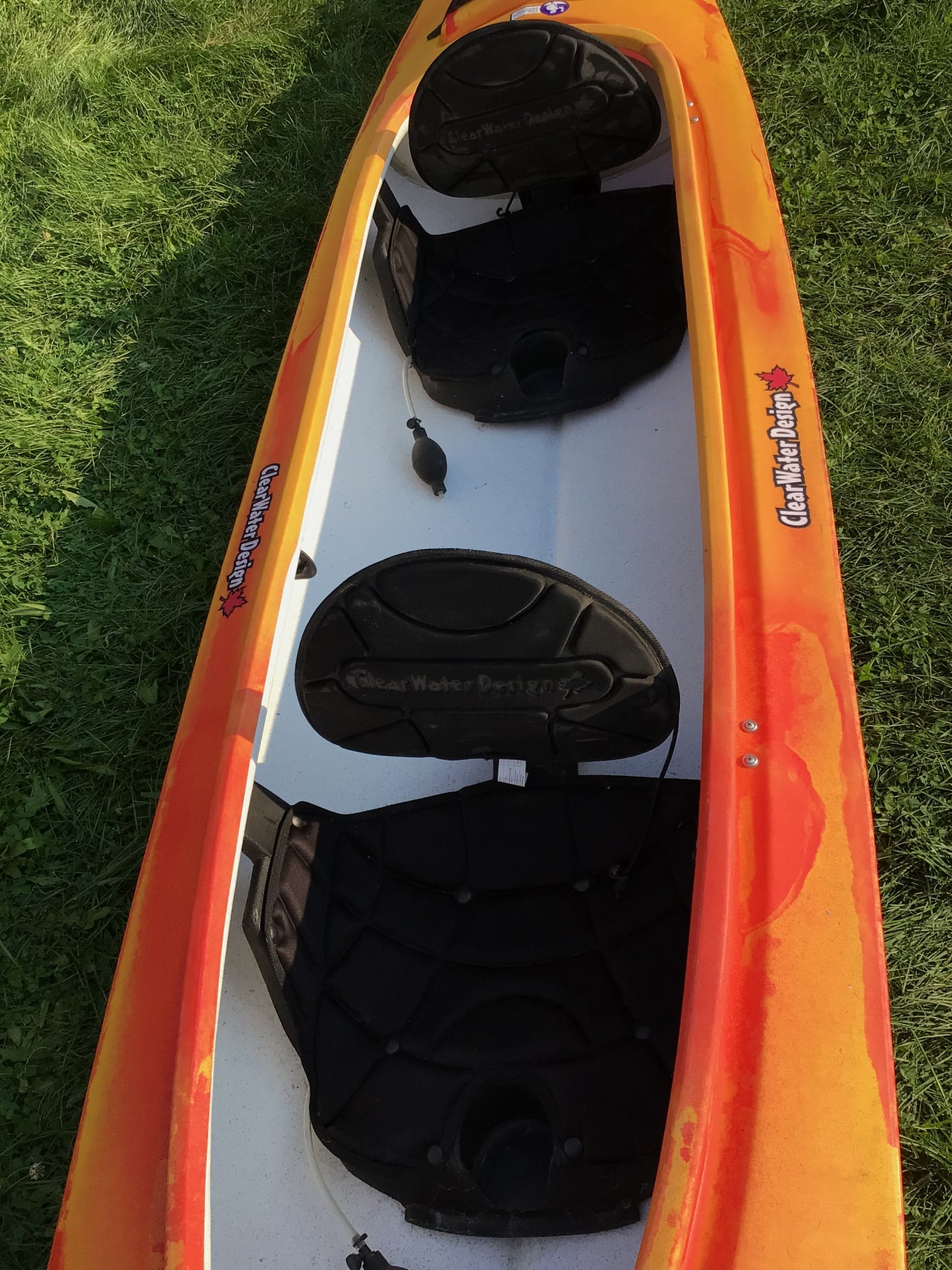 USED Clearwater Design Nunavut Tandem Kayak, Firestorm