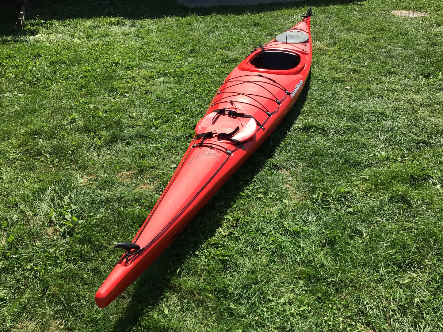 USED Current Designs Squall GT, Rudder, Red