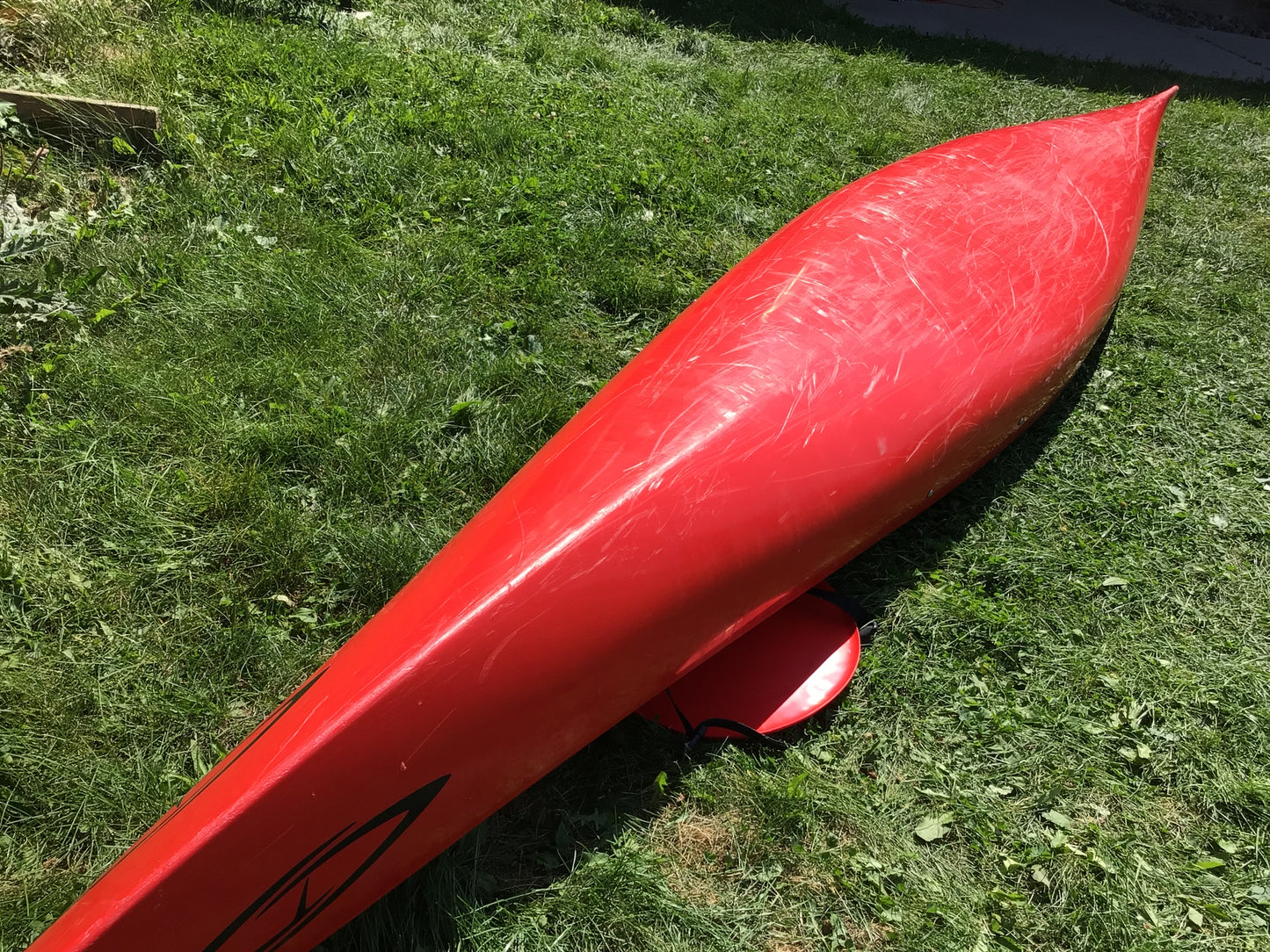 USED Current Designs Squall GT, Rudder, Red