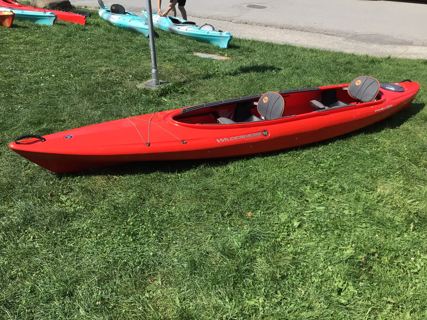 USED Wilderness Systems Pamlico 135T Tandem Kayak, Red