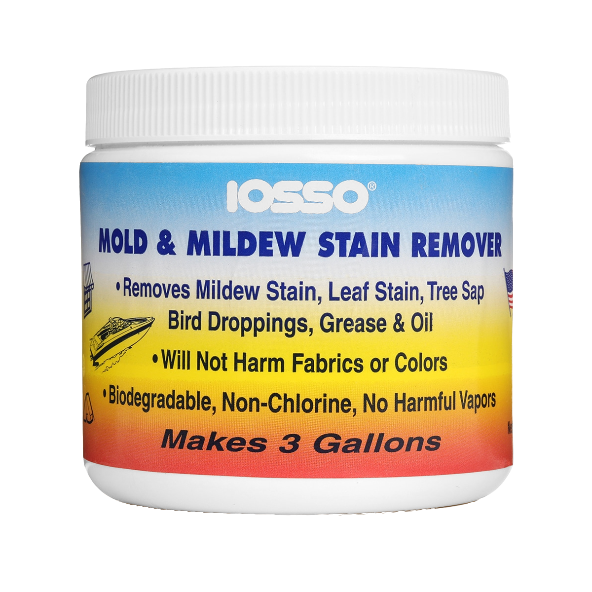 Iosso Mold & Mildew Stain Remover 12 fl. oz. – The Complete Paddler