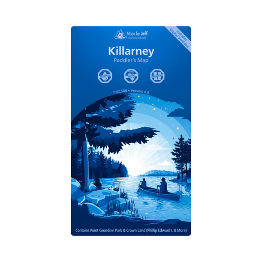 Maps By Jeff Killarney Paddlers Map