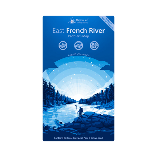 Maps By Jeff East French River Paddlers Map