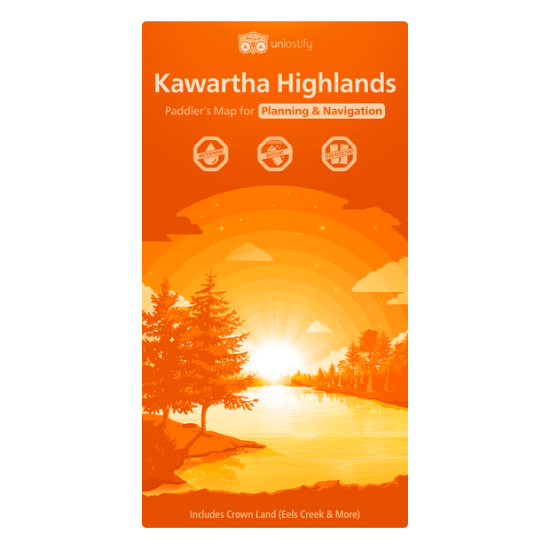 Maps By Jeff Kawartha Highlands Paddlers Map