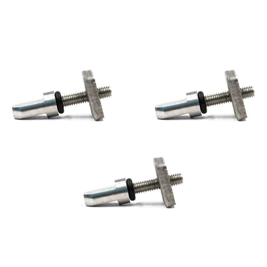 Level Six Tool-Free Fin Screw + Plate (3 Pack)