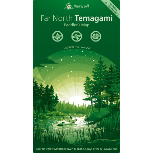 Maps By Jeff Far North Temagami Paddling Map