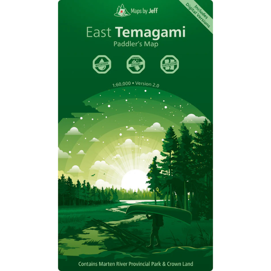 Maps By Jeff East Temagami Paddling Map