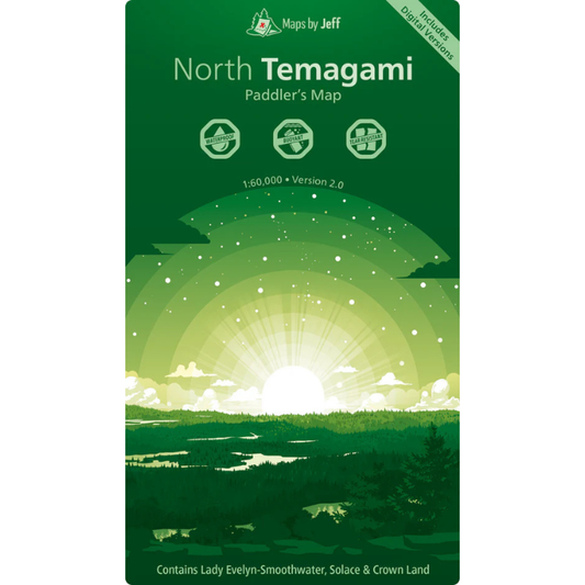 Maps By Jeff North Temagami Paddling Map