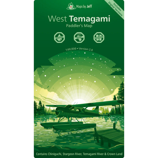 Maps By Jeff West Temagami Paddling Map