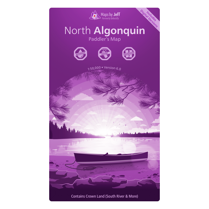 Maps By Jeff North Algonquin Paddlers Map