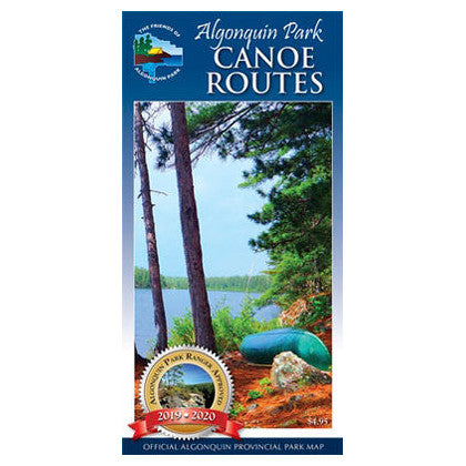 Chrismar Maps: Algonquin Canoe Route Planning Map