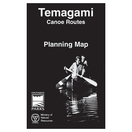 Chrismar Maps: Temagami Canoe Routes Planning Map