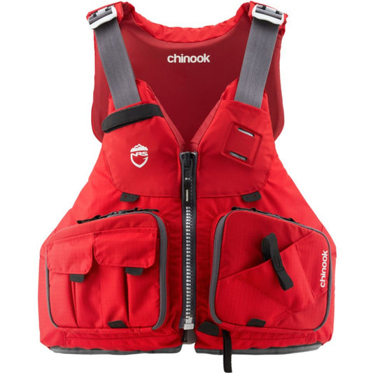 NRS Chinook Fishing PFD Red