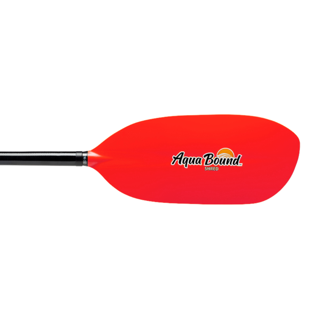 Aqua Bound Shred Kayak Paddle (Red)