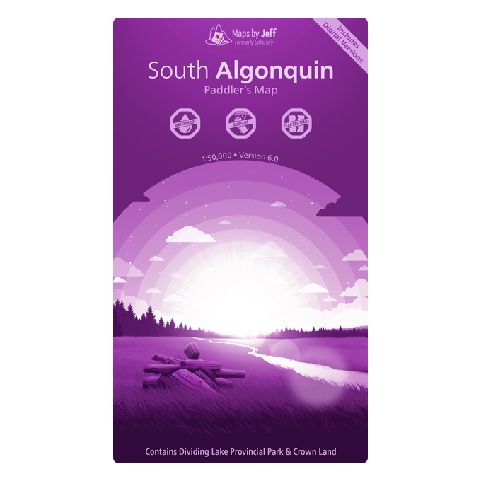 Maps By Jeff South Algonquin Paddlers Map – The Complete Paddler