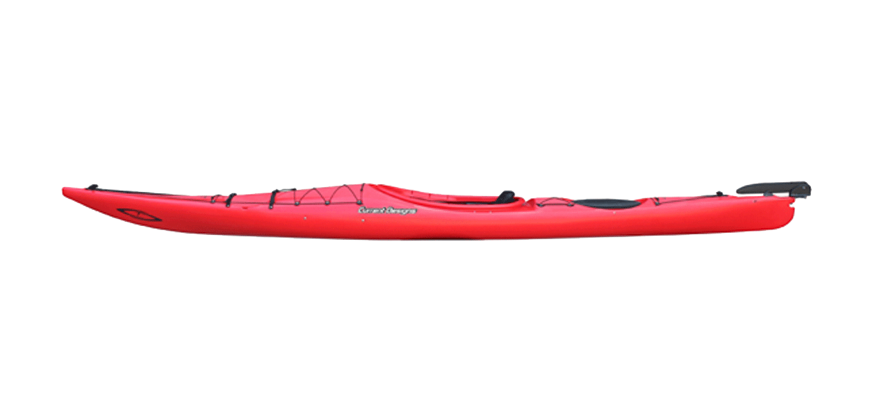 USED Current Designs Squall GT, Rudder, Red