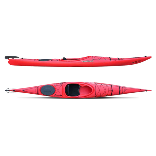 USED Current Designs Squall GT, Rudder, Red