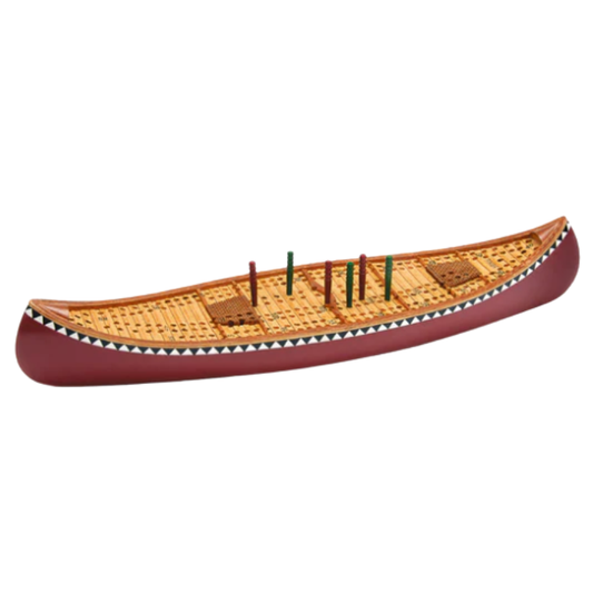 Canoe Cribbage Board