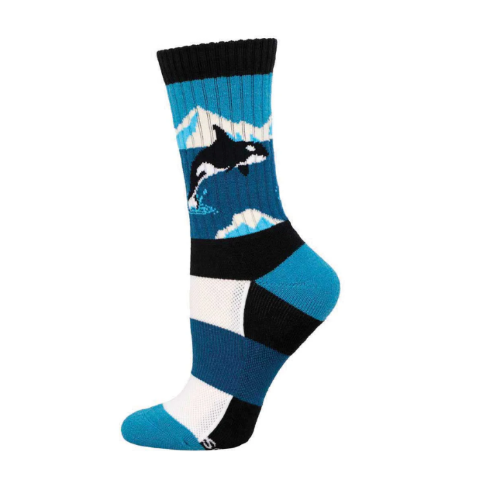 Compass Merino Socks, Arctic Orca Women's Size 6-9