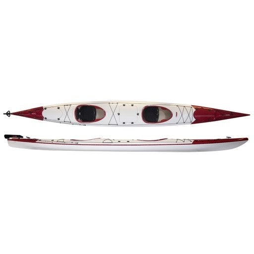 Norse Thor Fiberglass Tandem Kayak – Red/White