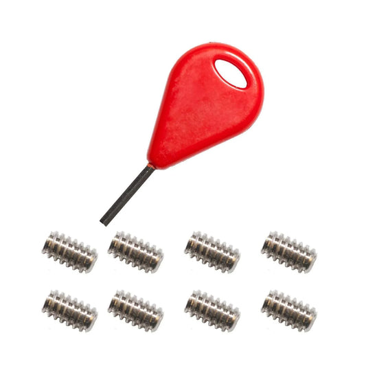 Level Six Rail Fin Set Screws (8 pack)